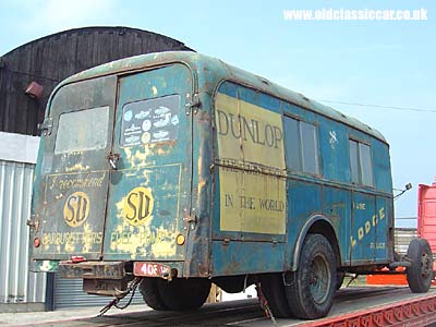 Transporting the truck to the workshop