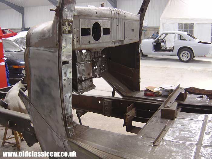 Cab stripped of paint at last