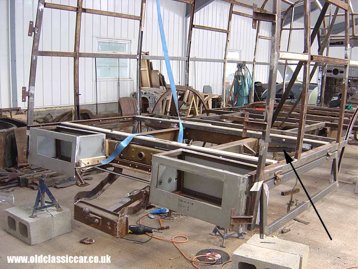 Reinforcing the rear body frame