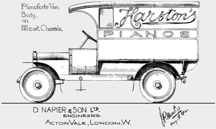Napier delivery van design