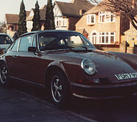 Porsche 911 front view