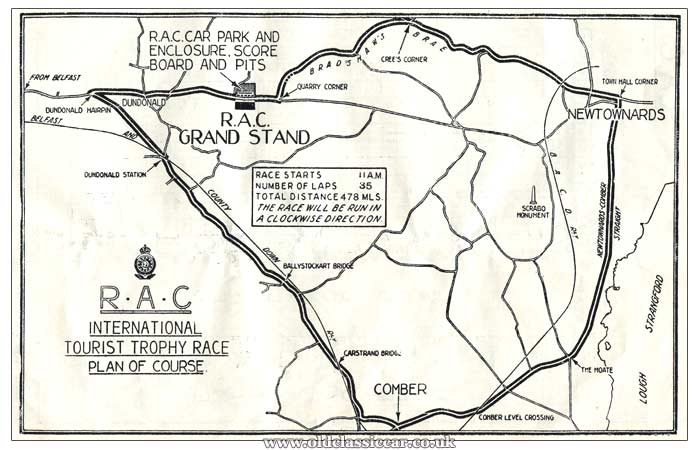 Ards TT circuit map