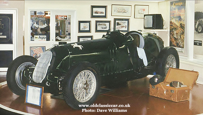 The Alfa in the Donington Museum 1989