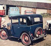 Rear view of the Austin 7