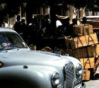 Austin parked in Cyprus