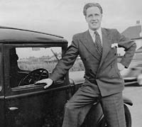 Keith's father with the Austin 7