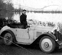 Original photo of Austin 7 Swallow tourer