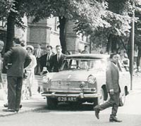 Front view of a 1961 Cambridge