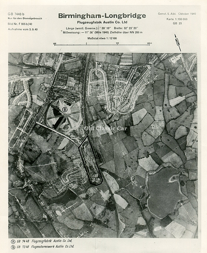 WW2 photo of Austin at Longbridge, Birmingham