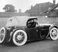 Austin Seven Ace/special rear view