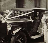 Possibly the same car on wedding hire duty