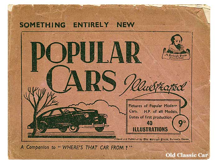 The cover of Popular Cars Illustrated