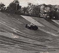 Driving around the Brooklands banking