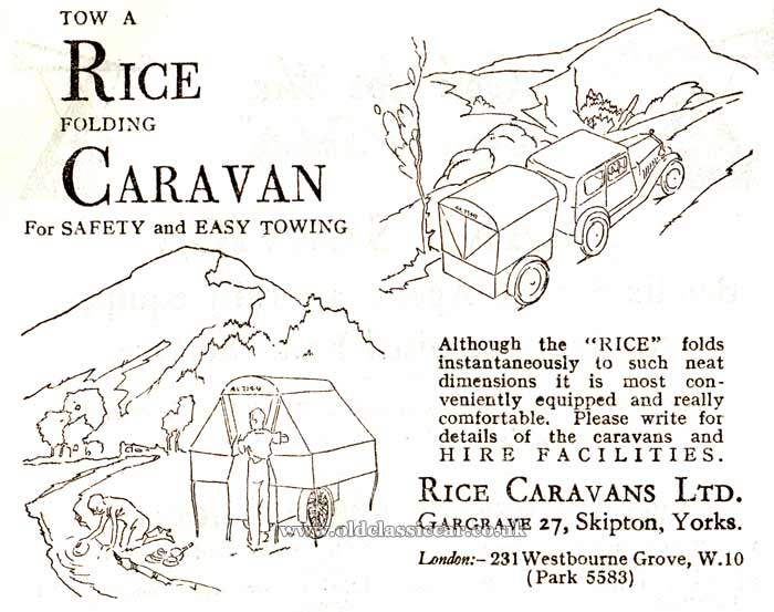 Rice folding caravan