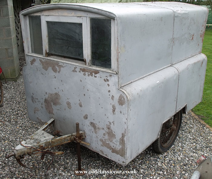 Rare one-man caravan from the 1940s