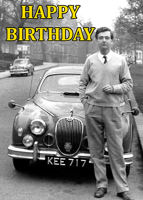 Classic Jaguar Mk1 birthday card