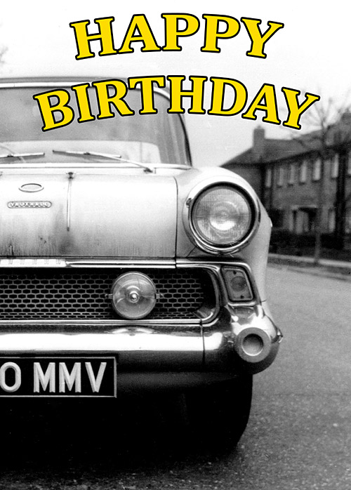Vauxhall Victor F-Type birthday card