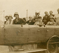 More passengers in a vintage char-a-banc