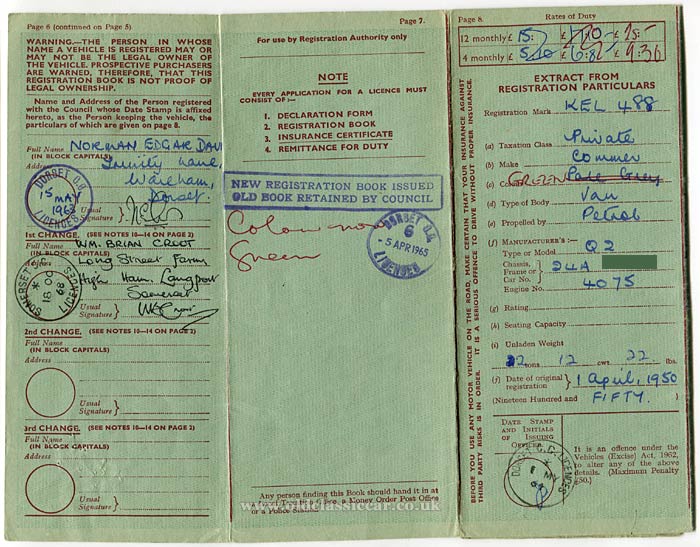 Continuation logbook