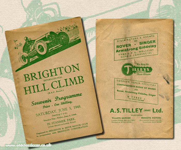 Cover of the 1948 programme