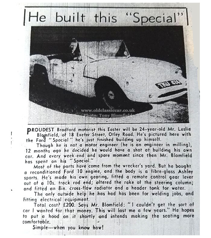 Newspaper cutting re the Ashley