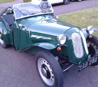 The restored car as it is today