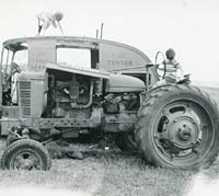 Side view of a Model H tractor