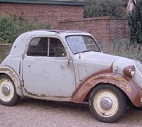 1937 Topolino, prior to restoration