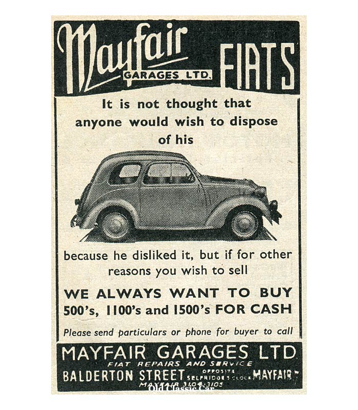 FIAT Topolino advertisement
