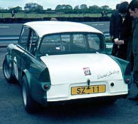 David Lindsay's Anglia 105E racing car