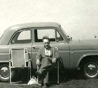 Side view of an Anglia saloon