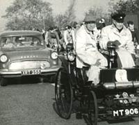 1958 Consul and an 1896 Arnold car