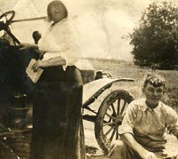 An early Model T Ford