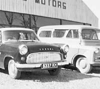 Ford and Bedford parked alongside each other