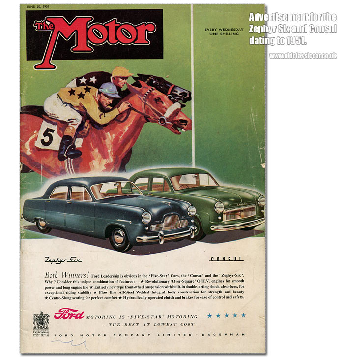 Ford advert dating to 1951