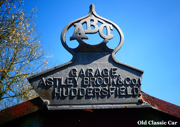 Close up of the ABC Garage sign