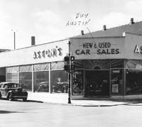 Aston's Garage in the late 1940s