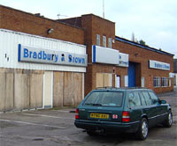 Bradbury & Brown garage Rugeley