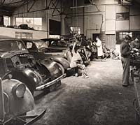 Inside the workshop