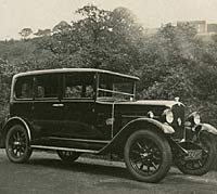 A Hillman 14hp four-door saloon