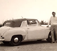 Side view 1950s Minx Convertible
