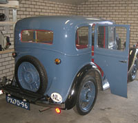 Rear shot of the preserved Hillman