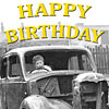 Classic car birthday cards