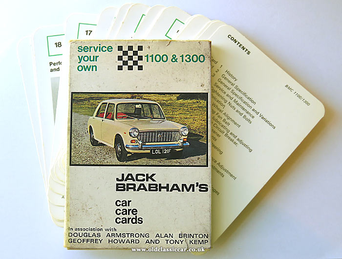 Jack Brabham car care cards