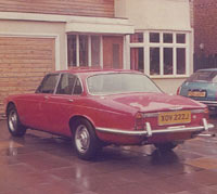 Rear view of 1971 XJ6