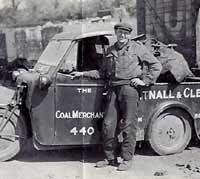 Coal delivery truck