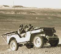 Jeep in the desert