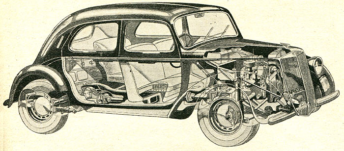Lancia Ardea cutaway drawing