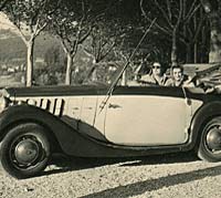 Original photo of a Lancia Belna Cabriolet