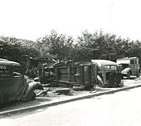 Fordson E494C van and an Austin woodie